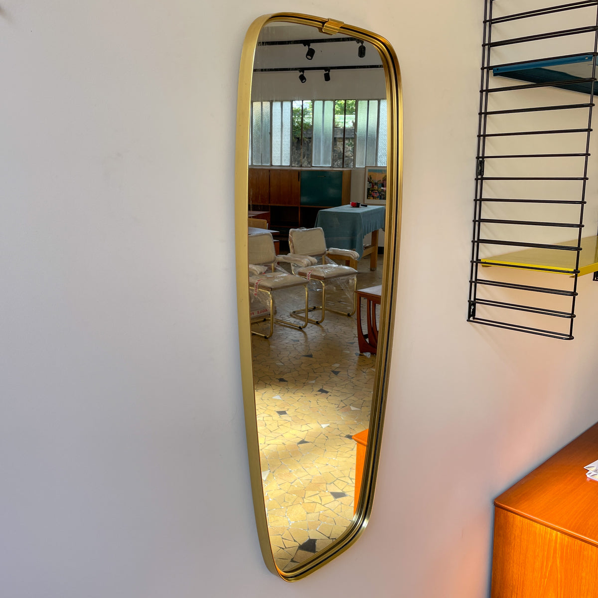Paire de Miroirs Bois et Stuk doré