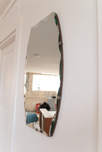 Grand miroir portrait Art Déco