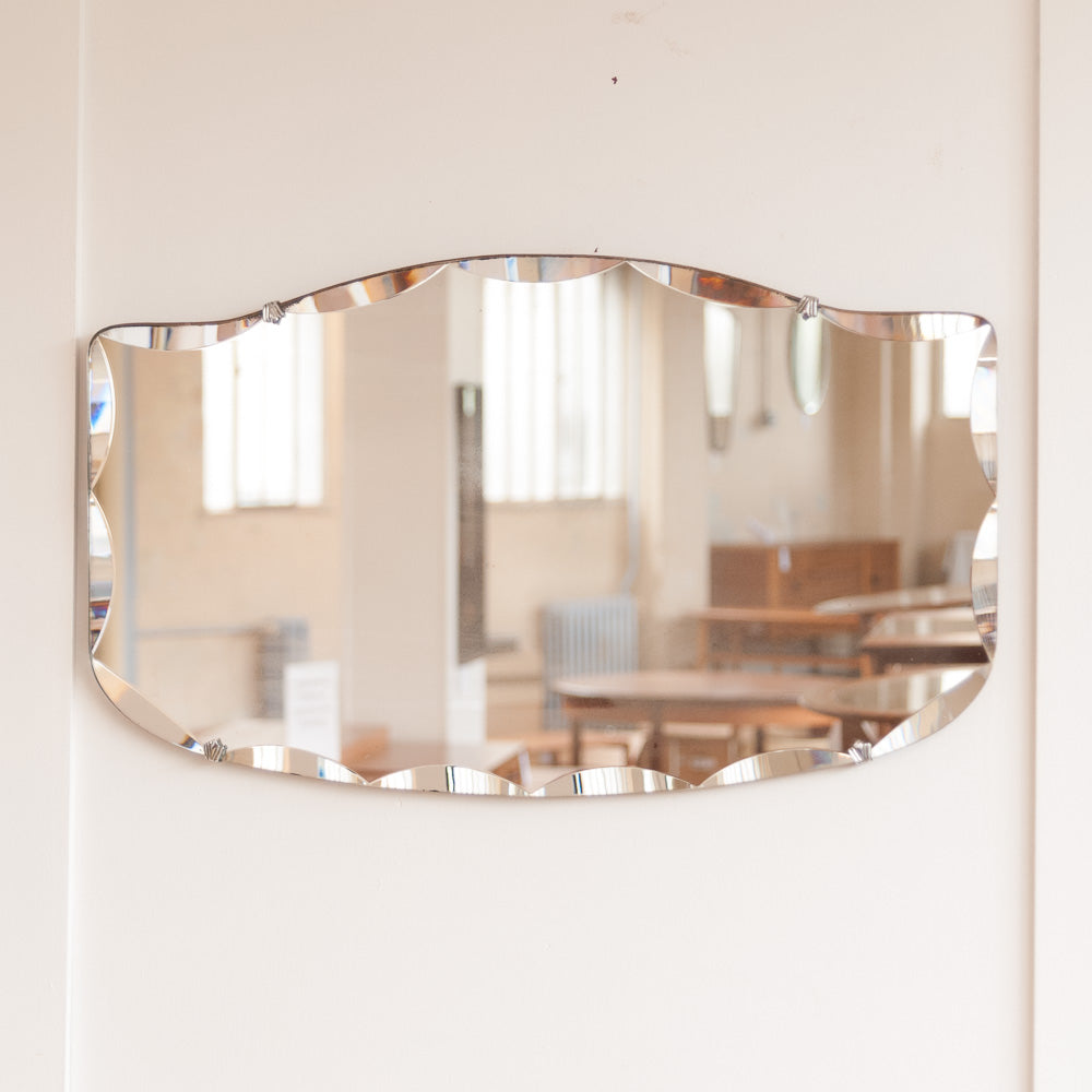 Miroir horizontal arrondi