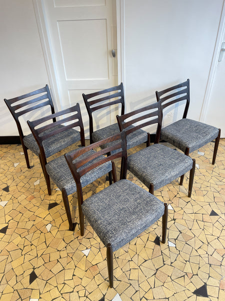 Set de 6 chaises danoises par Svend A. Madsen