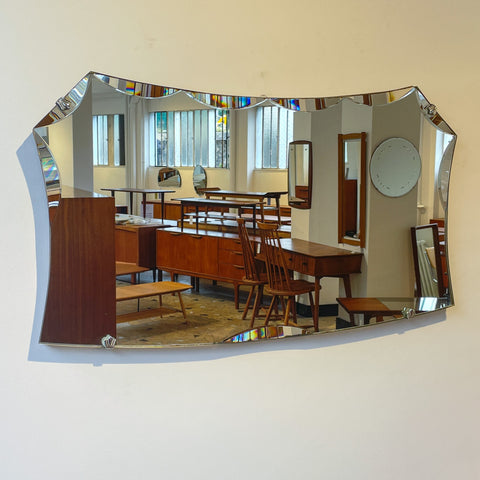 Miroir horizontal biseauté