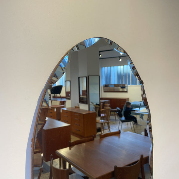 Miroir Art Déco ovale