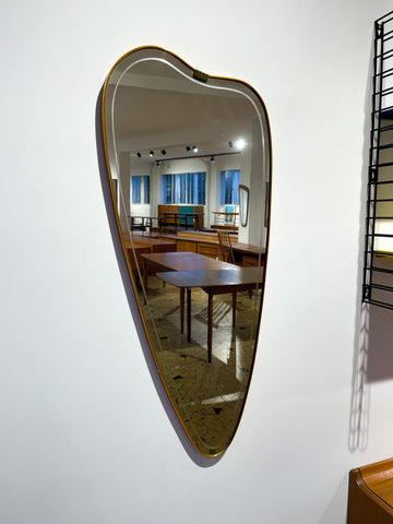 Miroir forme libre doré