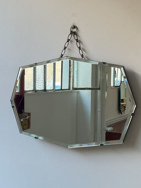 Miroir biseauté octogonal