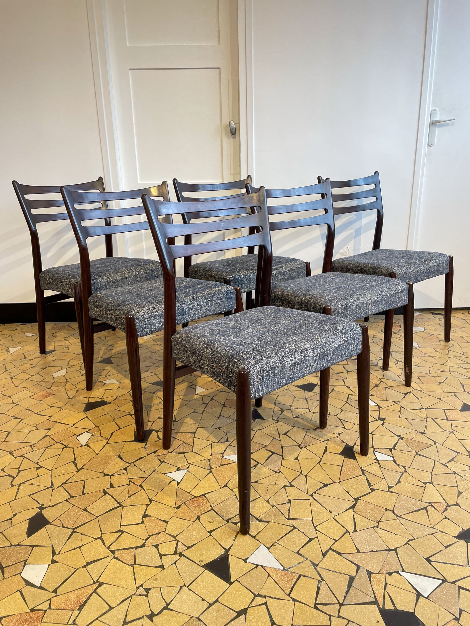 Set de 6 chaises danoises par Svend A. Madsen